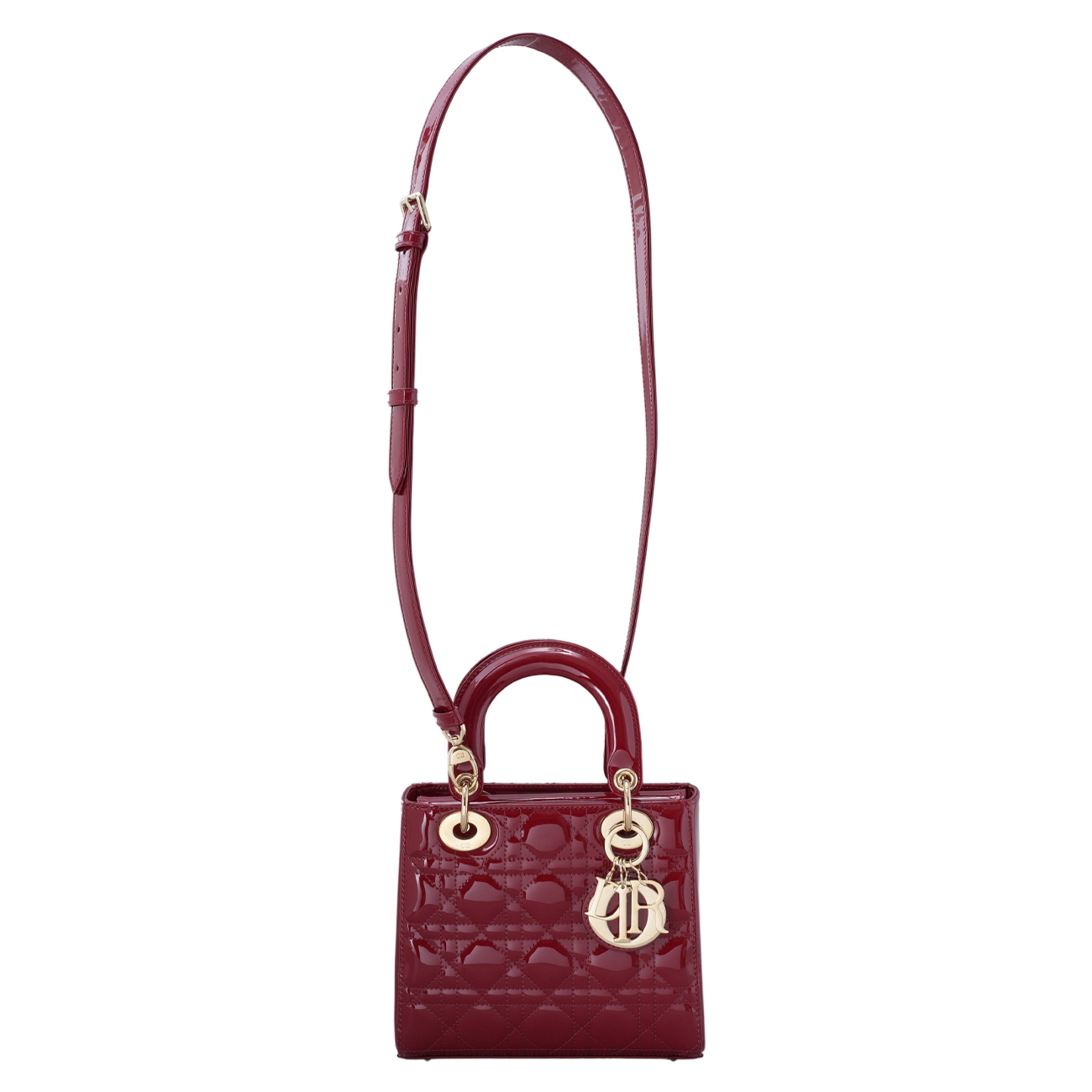 CHRISTIAN DIOR(USED)크리스찬디올 레이디디올 페이던트 스몰 레드